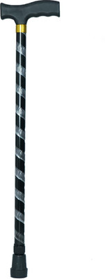BHARTY Black stylish imported Heavy duty - Unisex Walking Stick Walking Stick