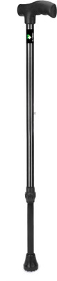 DR DOC Stylish Mild-steel Walking Stick with Adjustable Height, for Men/Women, Patients Walking Stick