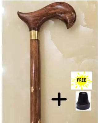 RanaCreation wooden walking stick for men and women. Walking Stick