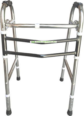 KDS SURGICAL Black And Steel Walker Walking Stick