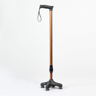 HCG Healthcure generation Lightweight | Height Adjustable walking stick with 4 Legss Walking Stick