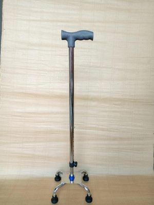 Lisamed 4 Leg Walking Stick Height Adjustable, Old People Walking Stick Unisex Walking Stick