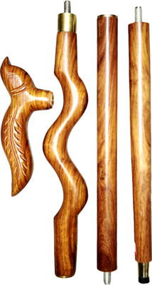 RanaCreation Wooden walking stick for men and women in bird handle Walking Stick