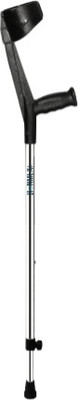 RUNMEX FOR ELDERLY & PATIENTS Elbow walking stick BLACK Walking Stick Walking Stick