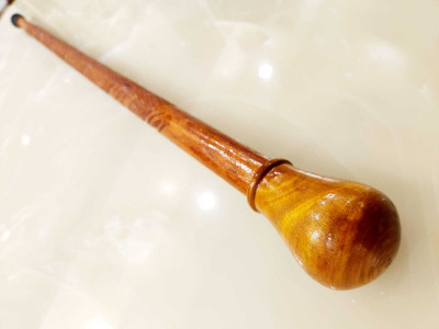 Sanvi Creation Mart Round handle Fancy Design 36 Inches wooden Walking Stick Pakka Sheesham Walking Stick