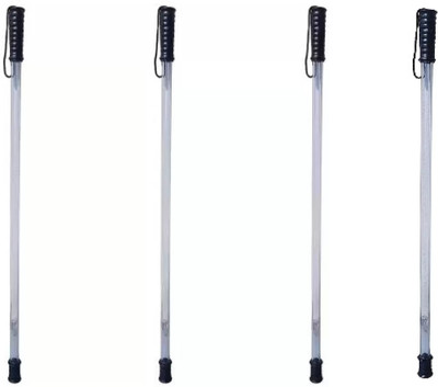 Hithika creation fiber stick for police men and women(pack of 4) Walking Stick