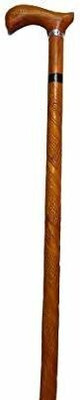 RanaCreation simple wooden walking stick for old men and women Walking Stick