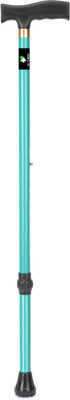 Dr. TORSO Cyan T- handle | Premium for men/ women, Old age people Walking Stick
