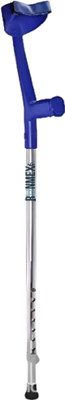RUNMEX Sturdy & Lightweight Blue Elbow Crutch for Enhanced Mobility Walking Stick