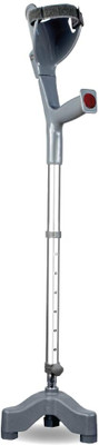 EXCLIQ Astra Max Elbow Crutch Tripod Base (FIXED HANDLE) Light Weight Walking Stick