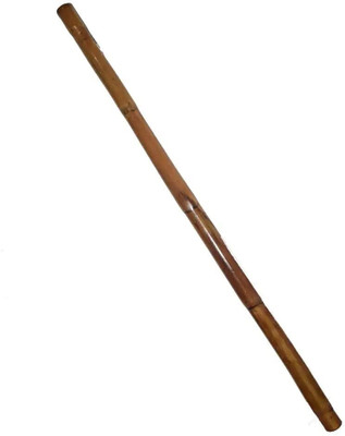 GAGAMINI NATURAL Bamboo Wooden Cane Stick Danda Lathi for Weight Loss Exercise (5ft Pack of 1) Walking Stick