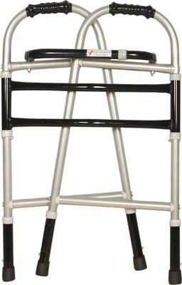 kgn surgical Foldable WS Walker for Adult Patients & Old Age People Walking Stick