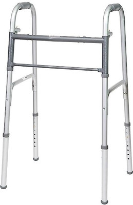 SAMSON Foldable Walker Invalids Hd - 4Pods/ Legs,Universal,White Walking Stick