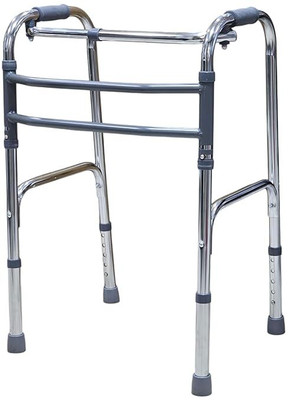 veayva Height Adjustable & Foldable Walker | Adult Walker | Walker for Patients Walking Stick