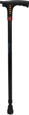 ACU-CHECK Smart Senior's Walking Stick with FM Radio Fall Alarm, LED Light & USB Charge Walking Stick