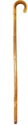 Nagina Wood Creation Curved Handle Wooden Walking Cane With Rubber Tip Walking Stick deal from flipkart