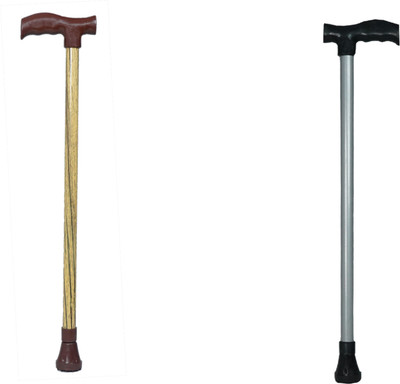 BHARTY BWA_UNIQ_COMBO_5_BASE_5 Walking Stick