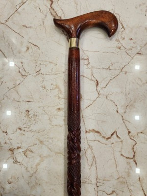 Nagina Wood Creation Morning wooden walking antique design stick Walking Stick