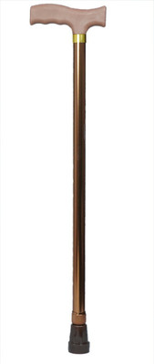 BHARTY Aluminium Stick Copper Brown Walking Stick