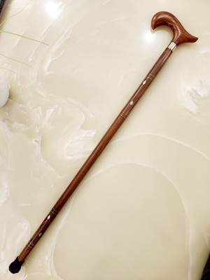 Sanvi Creation Mart Wooden walking sticks fancy and durable for men and women and oldage person Walking Stick