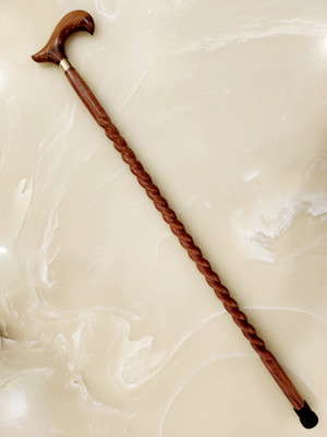 Sanvi Creation Mart Wooden walking stick durable and classy for men and women and old people Walking Stick