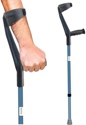 AMBITECH Adjustable MS Walking Crutches & Elbow Sticks for Walking Supports Walking Stick