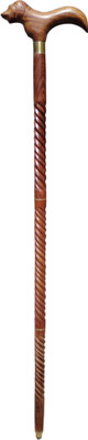 RanaCreation Wooden walking stick in 3 fold for old person Walking Stick