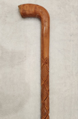 RanaCreation Wooden walking stick in pakka shisham 7pori Walking Stick