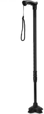chauhan traders Strong Walking Stick Mild-Steel Body, Light Weight for Men/Women Walking Stick
