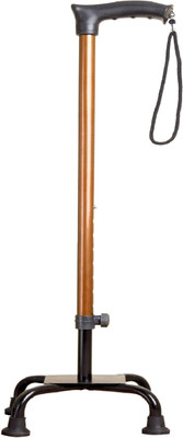roston Surgical™ Quadripod Chroome Height Adjustable Men/Women/Old People Walking Stick Walking Stick