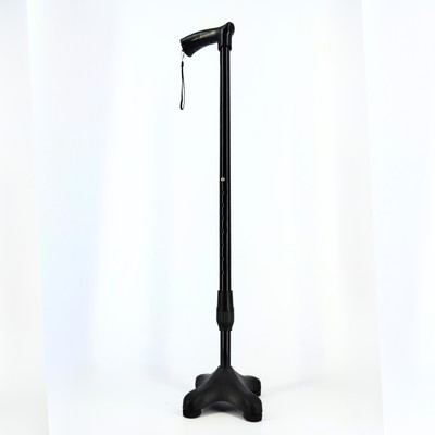 HCG Healthcure generation Lightweight | Height Adjustable walking stick with 4 Legss Walking Stick