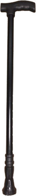 Martcare Walking Stick Black Single Leg Height Adjustable For Old Men & Women Walking Stick