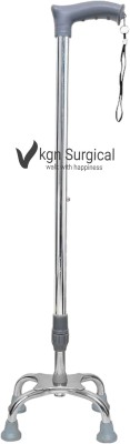 kgn surgical Premium height adjustable 4 leg Walking Stick for men/womenn/old age peoplews 99 Walking Stick