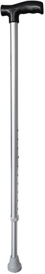 A1CARE Tynor Walking Stick L Type,Silver-Universal Size Walking Stick
