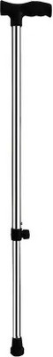 GROWDEALS SURGICAL 1 Leg Chrome Height Adjustable Men/Women/Old People Walking Stick Walking Stick