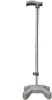 roston Surgical™ Quadripod Chroome Height Adjustable Men/Old People Walking Stick Walking Stick