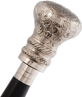 iconartsy Antique Brass Knob Handle Designer Cane Walking Stick for Men and Women Walking Stick