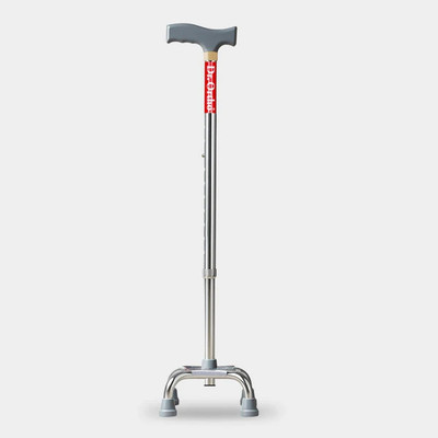 Dr. Ortho Quadripod Adjustable Aluminium Walking Stick