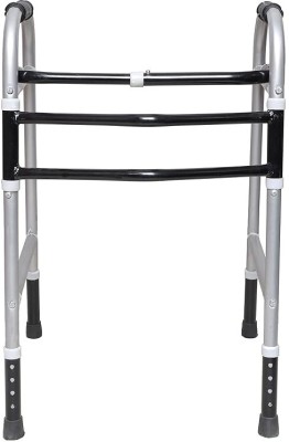 kgn surgical Portable Light Weight Foldable WS Walker for Adult Patients & Old Age People _43 Walking Stick