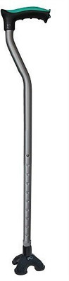 EXCLIQ Walking Stick Tetra, Grey, Universal, 1 Unit Walking Stick