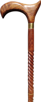 RanaCreation Wooden walking sticks in 3 fold rassa kashmiri handle Walking Stick