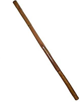 AGROMARK Wooden Bamboo Stick / Self Defence Tool / Yoga stick / Laathi / Chooral-36 Inch Walking Stick