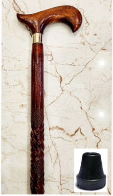 Sanvi Creation Mart Classy wooden walking stick 36 inches pack 1 Walking Stick