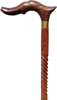 RanaCreation Wooden walking stick in 3fold rassa elephant Walking Stick