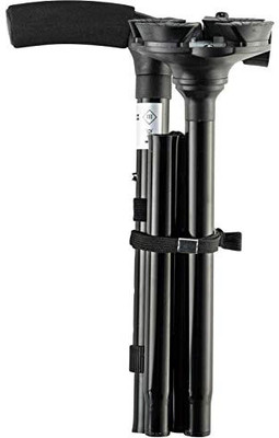 TOPHAVEN Portable Walking Stick with Light: Self-Standing, Ergonomic, Foldable. Walking Stick