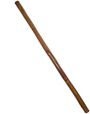 GAGAMINI NATURAL Bamboo Wooden Heavy Danda Lathi (4ft Pack of 1) Walking Stick