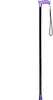 KDS SURGICAL 1 Leg Purple Black Dori Non Height Adjustable Walking Stick