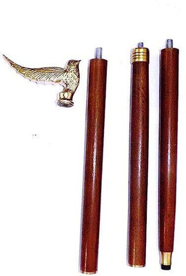 Calvin handicrafts Bird Type Brass Handle Walking Stick Walking Stick