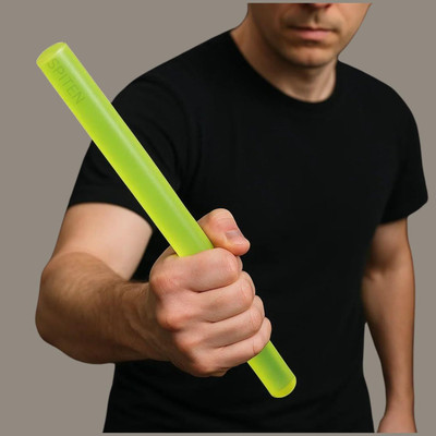WAKTORO PU Rubber Rod – Durable And Flexible Self-Defense Stick for Martial Arts Polo Stick - 7 cm(Multicolor)