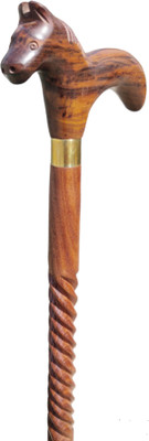RanaCreation Wooden walking stick in 3 foldable Walking Stick